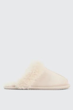 Mule Slippers with Fur Lining