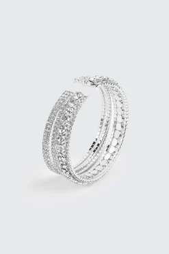 Multi Row Rhinestone Bracelet