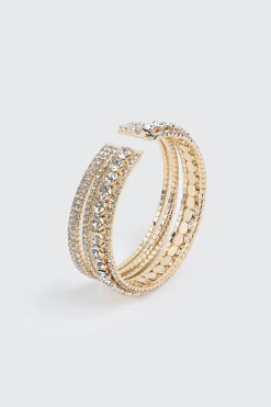 Multi Row Rhinestone Bracelet