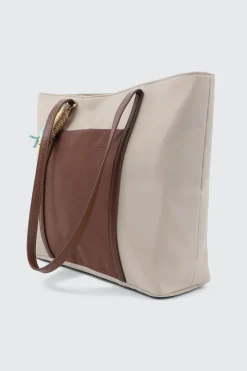Nylon Tote Bag with Charms