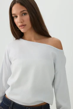 Off Shoulder Knit Sweater