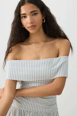 Off Shoulder Midi Dress