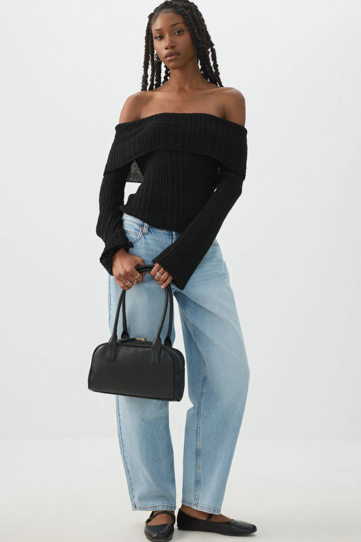Off Shoulder Sweater