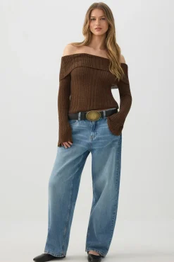 Off Shoulder Sweater