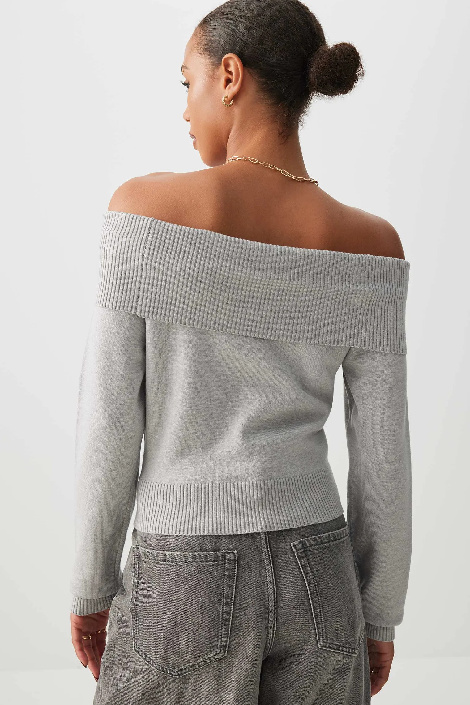 Off Shoulder Sweater