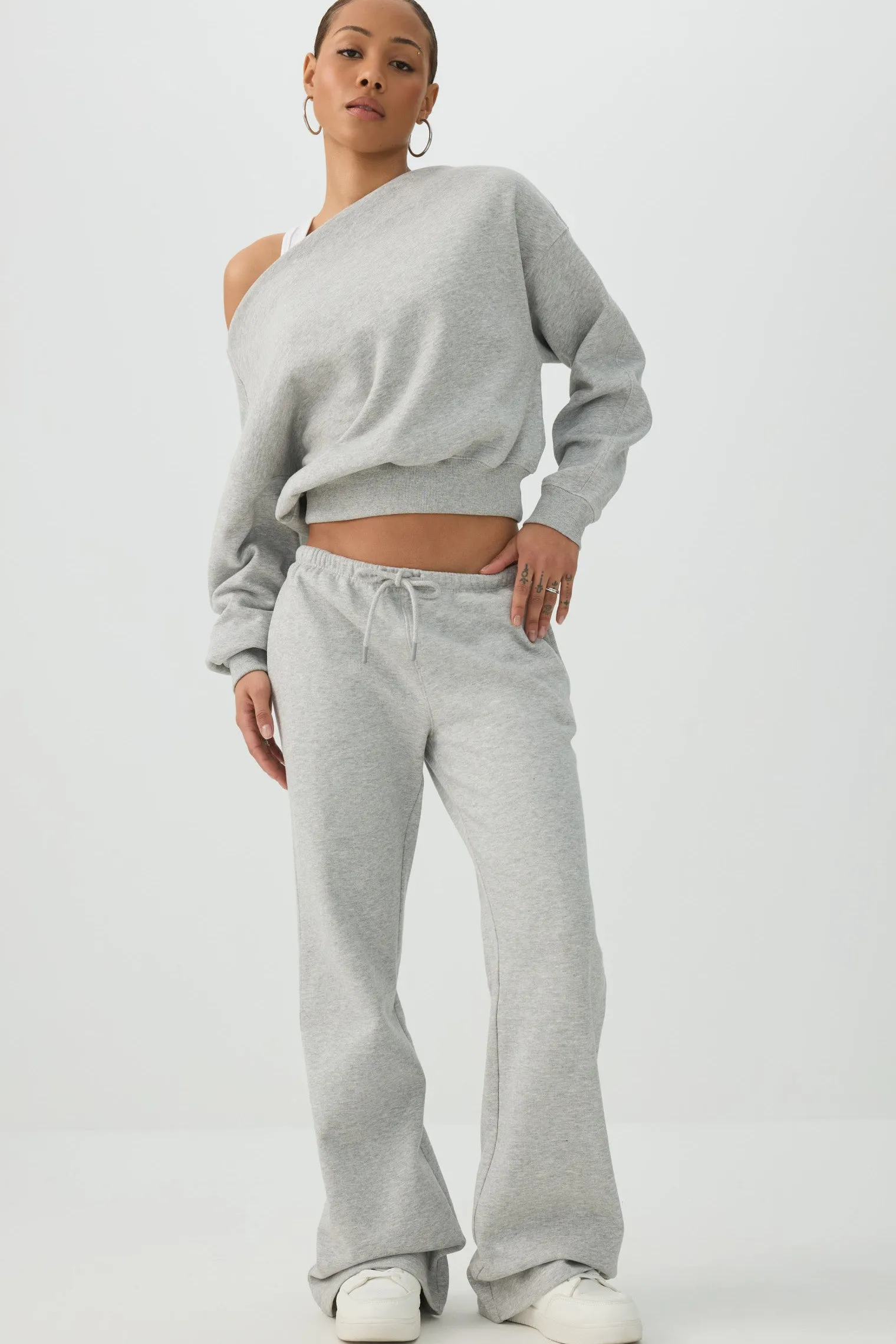 Off Shoulder Sweatshirt