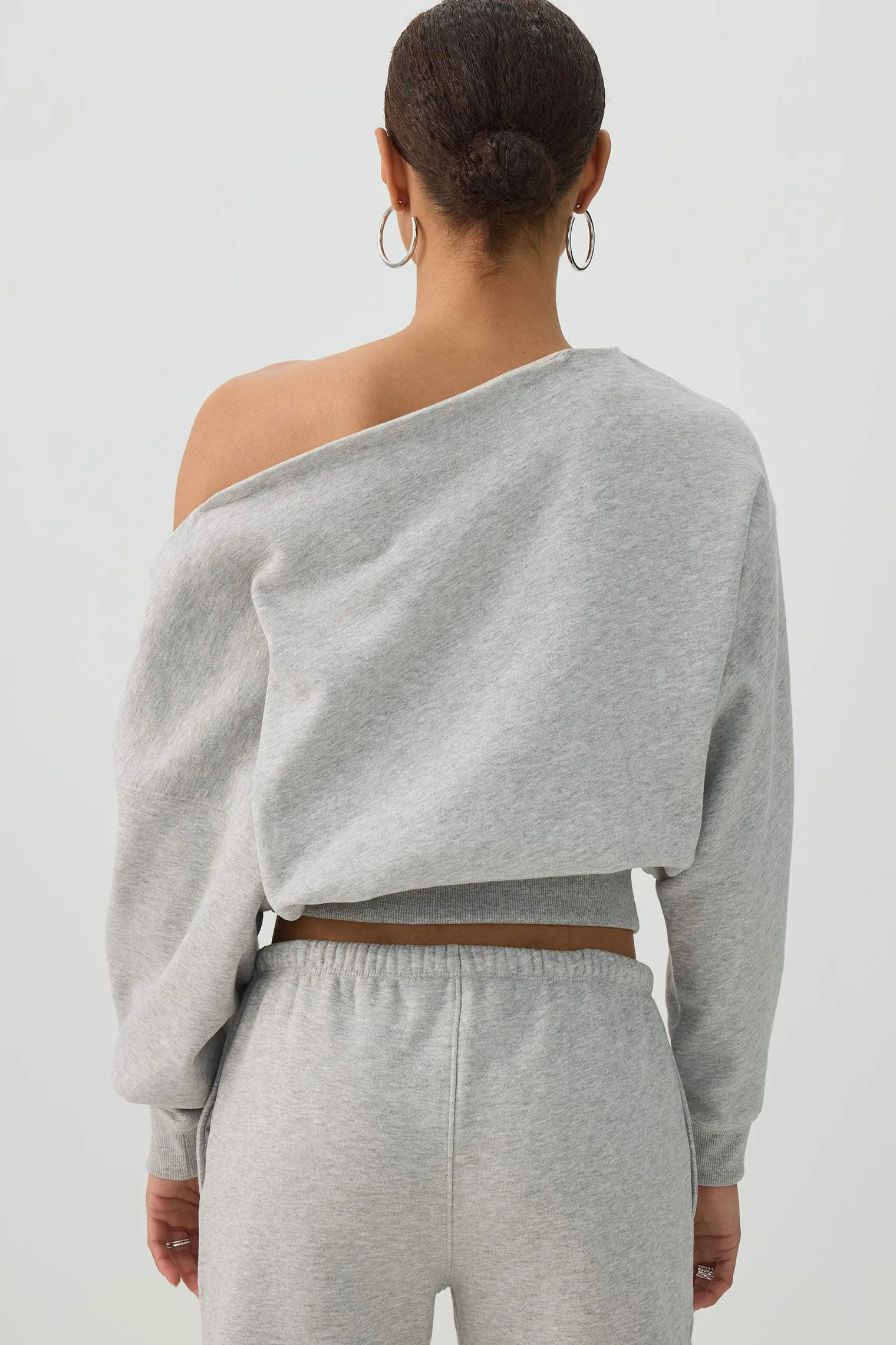 Off Shoulder Sweatshirt