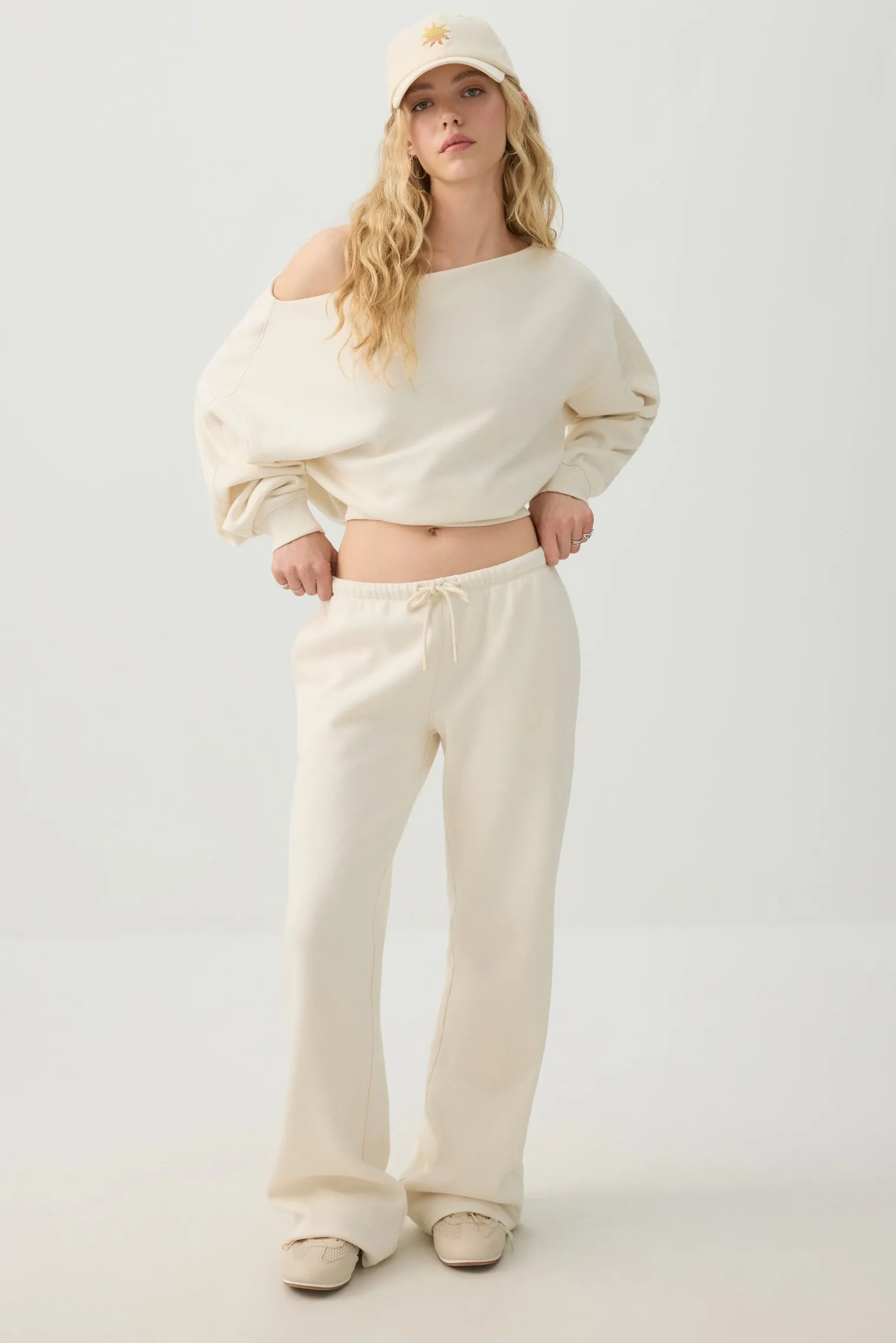 Off Shoulder Sweatshirt
