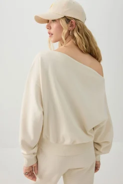 Off Shoulder Sweatshirt