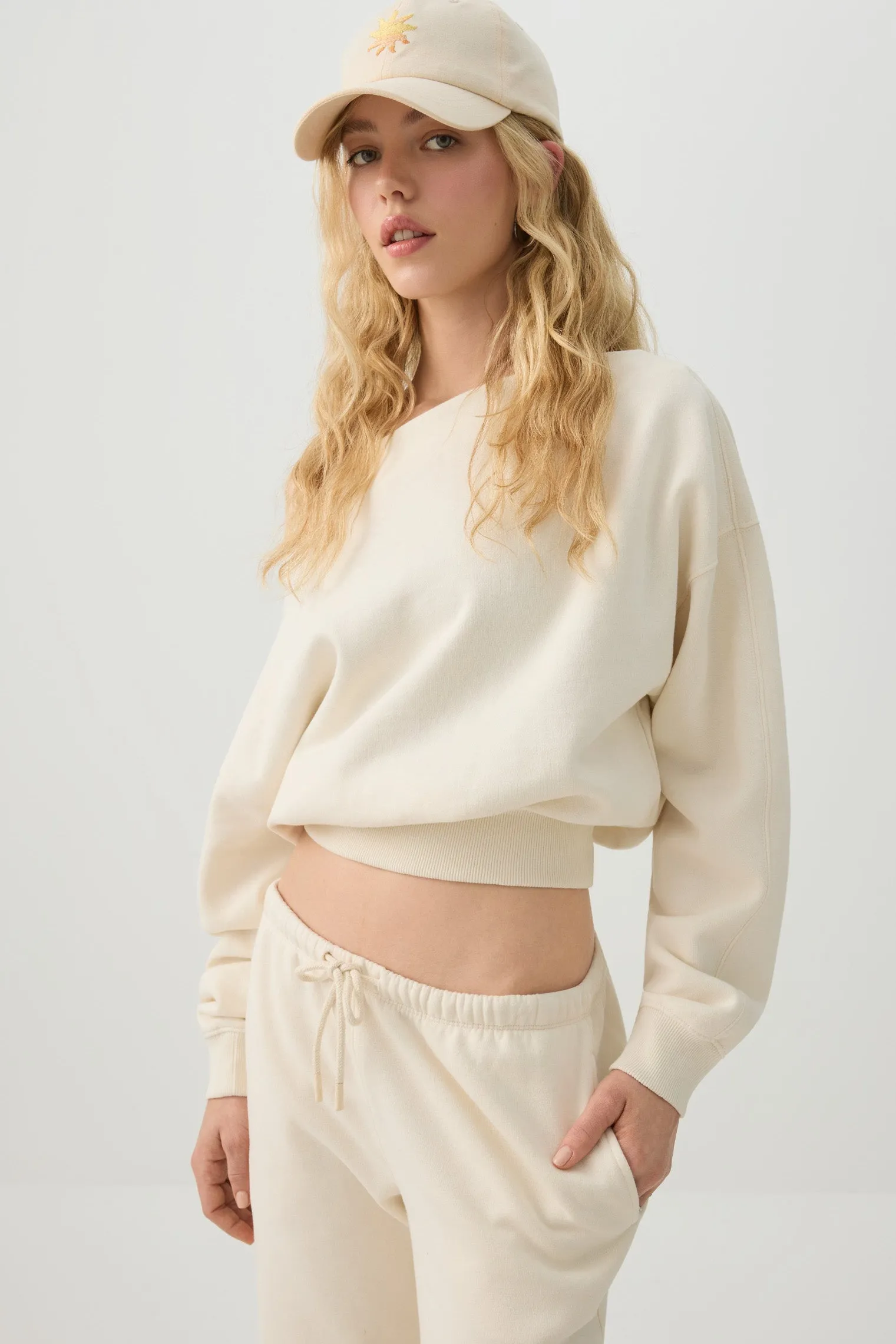 Off Shoulder Sweatshirt