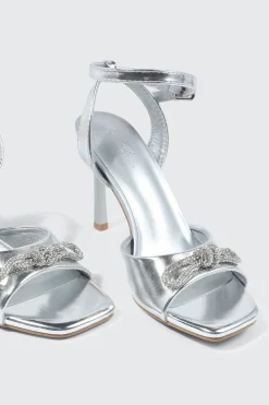 One Band Square Toe Sandals