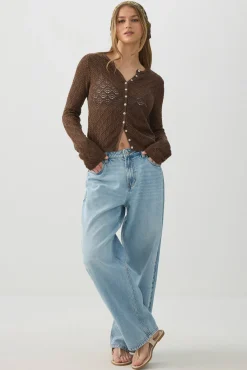 Open Stitch Cardigan