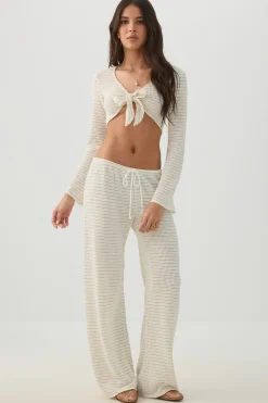 Open Stitch Crochet Pant
