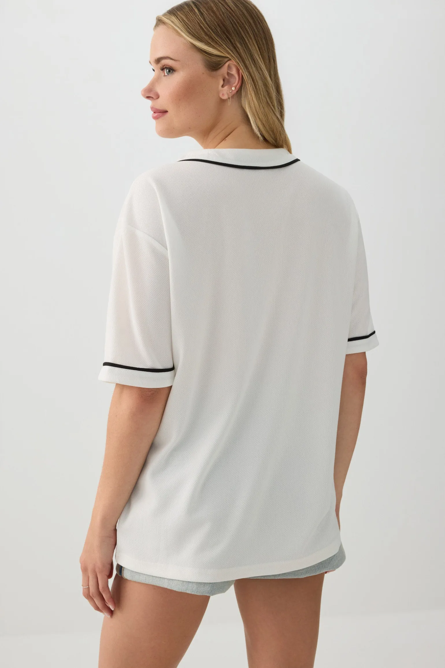 Oversized Mesh Football Shirt