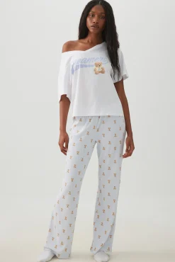 Oversized V-Neck PJ T-Shirt