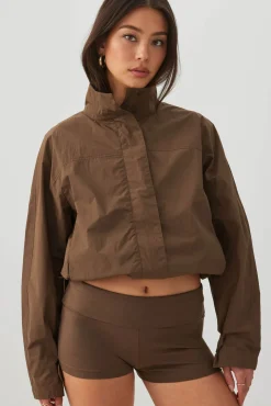 Oversized Windbreaker Jacket