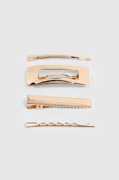 4-Pack Assorted Hair Clips