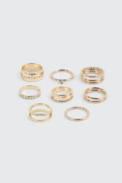 8-Pack Assorted Rings