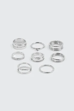 8-Pack Assorted Rings