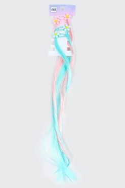 4-Pack Fake Hair Extensions