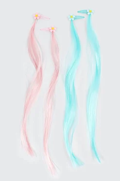 4-Pack Fake Hair Extensions