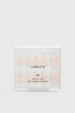 20-Pack Floral Press On Nails