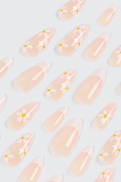 20-Pack Floral Press On Nails