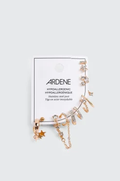 12-Pack Gold Toned Mix Earrings