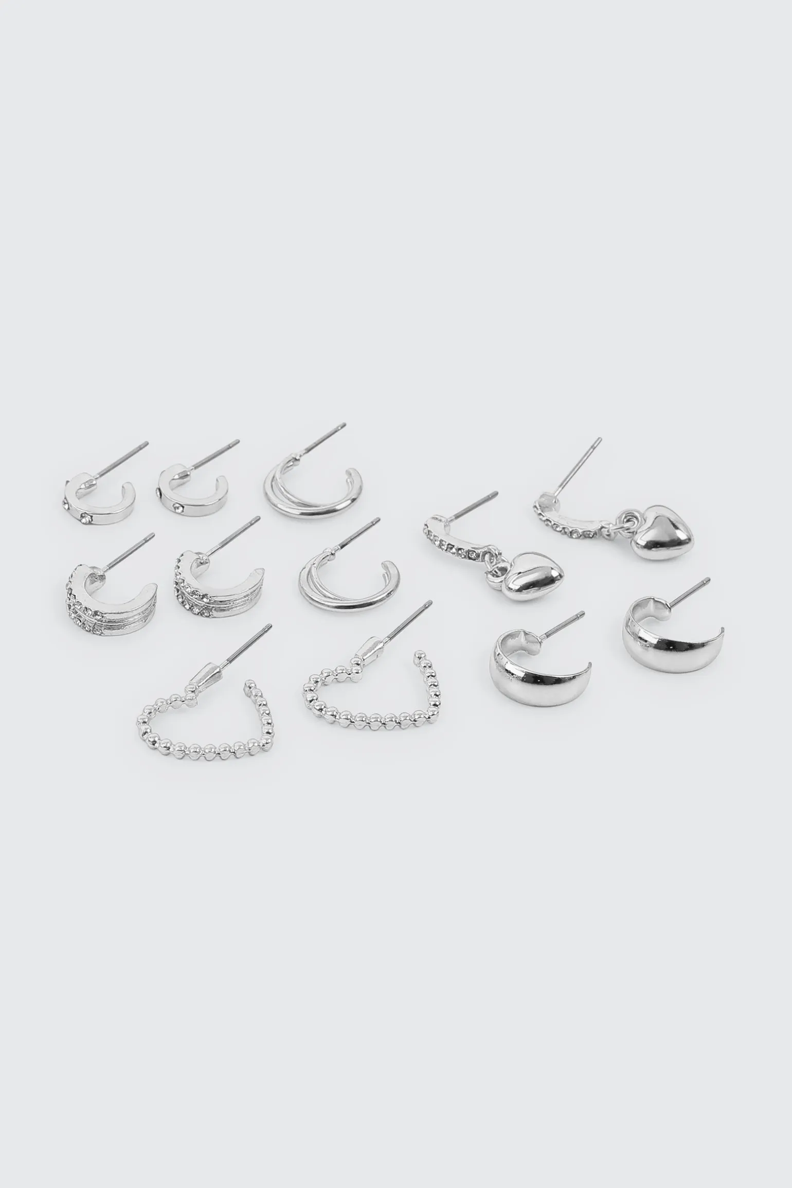 6-Pack Hoop Earrings