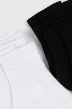 6 pack Knit Demi-Crew Socks