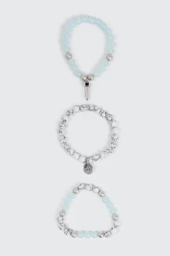 3-Pack Marble Like Bracelets