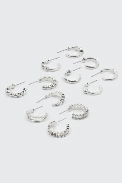 6-Pack Mini Hoop Earrings