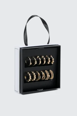6-Pack Mini Hoop Earrings