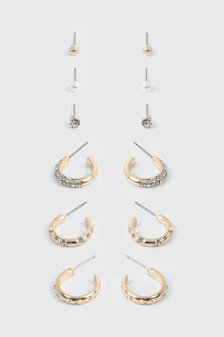 6-Pack Mixed Earrings Set