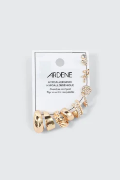 12-Pack Mixed Hoop & Stud Earrings