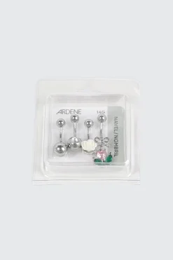 4-Pack Navel Piercings