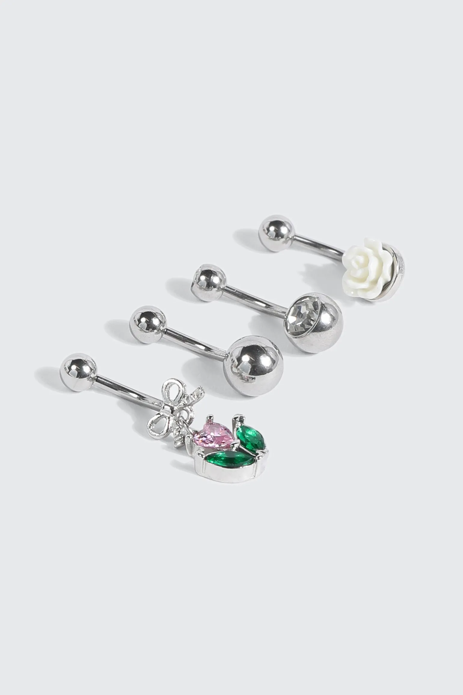 4-Pack Navel Piercings