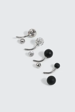 4-Pack of Assorted Navel Piercings