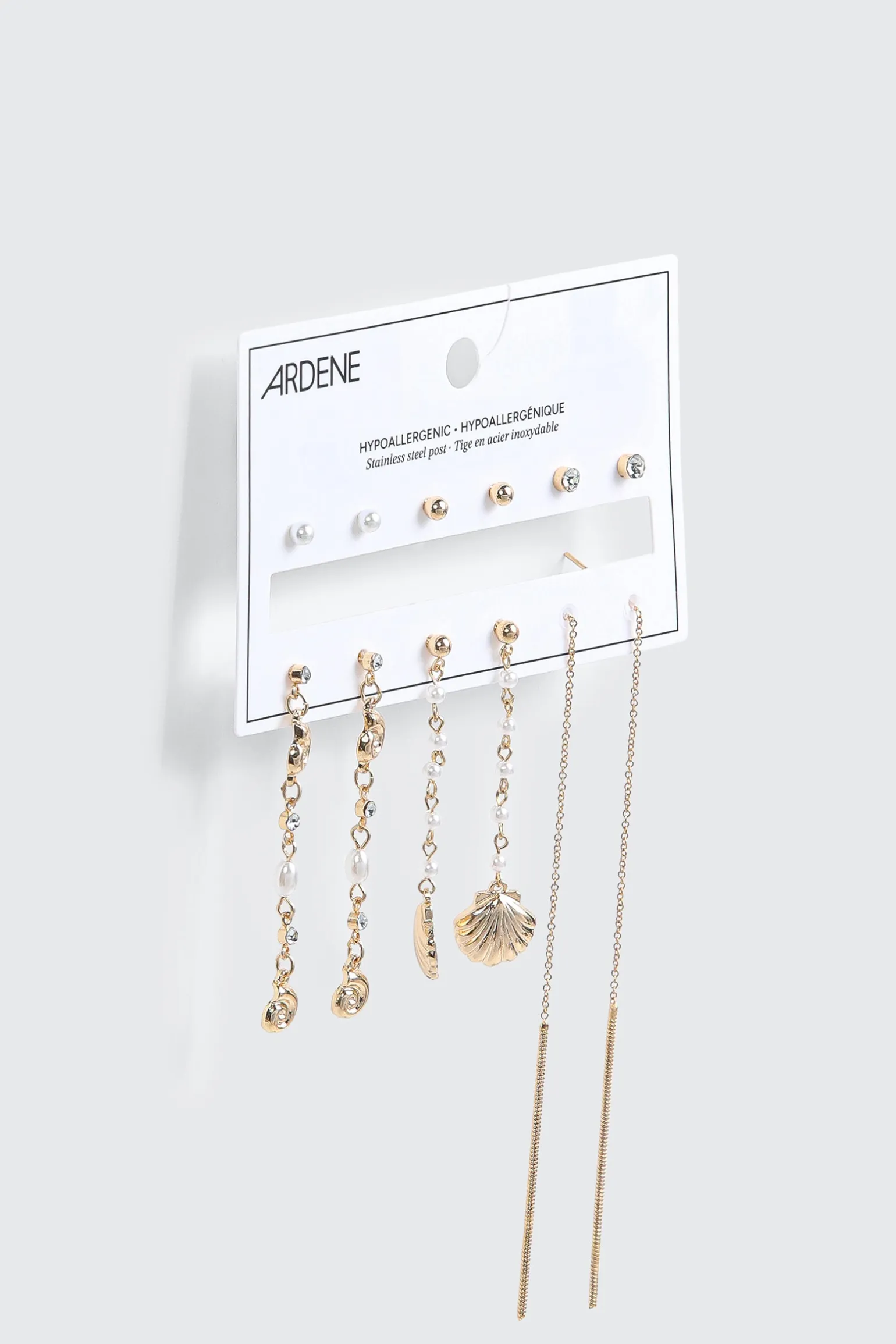 6-Pack Pearl Drop Earrings