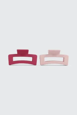 2 Pack Rectangular Cutout Hair Claws