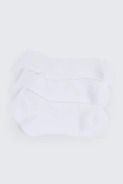 3-pack Scalloped Edge Demi Crew Socks
