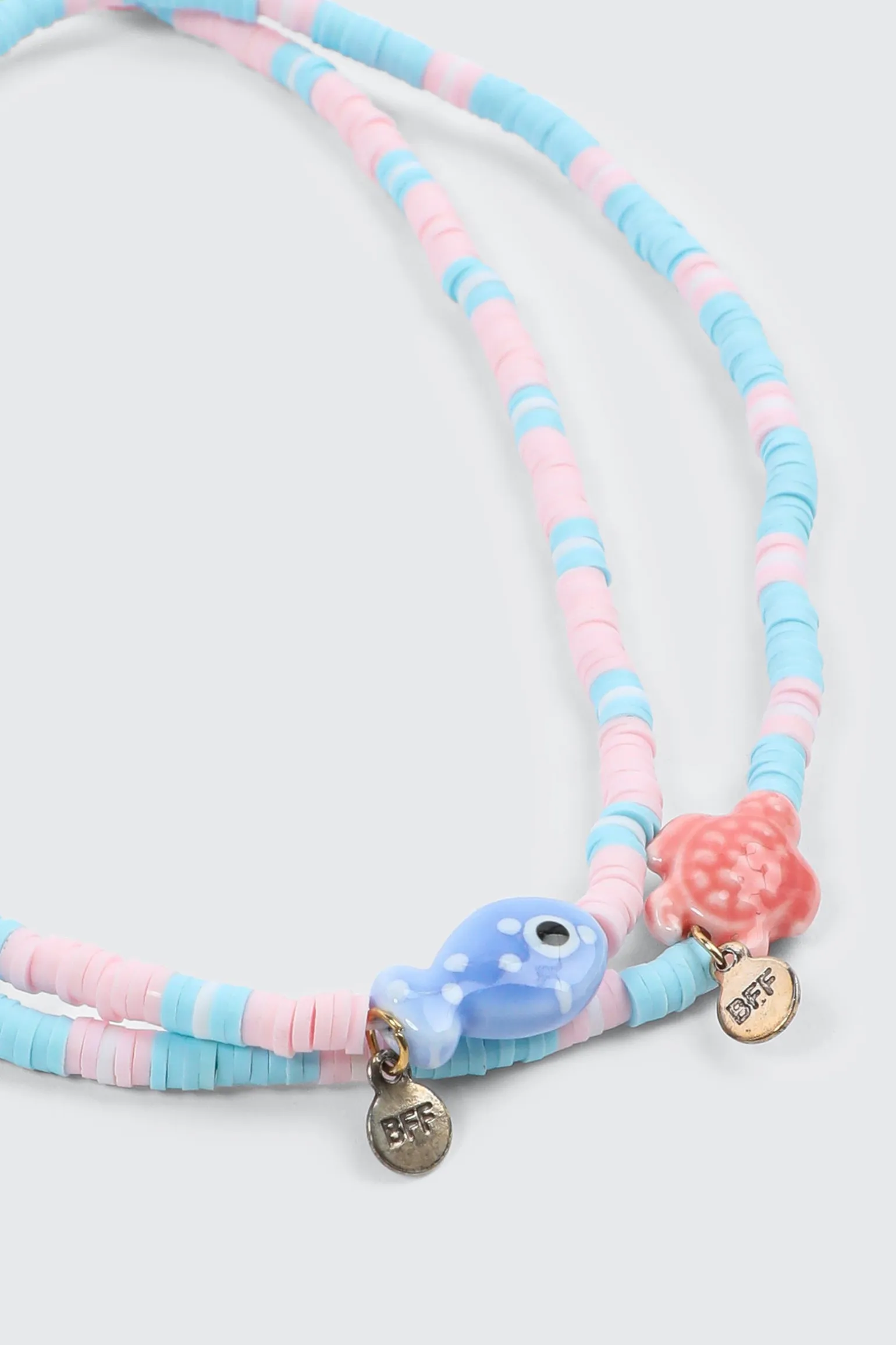 2-Pack Turtle & Fish Necklaces