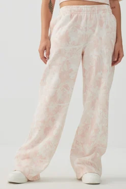 Pink Camo Wide Leg Sweatpants