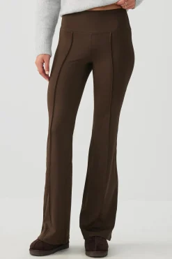 Pintuck Flare Leggings