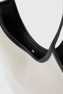 Piped Trim Tote Bag