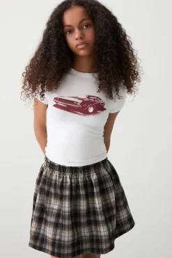 Plaid Mini Skirt