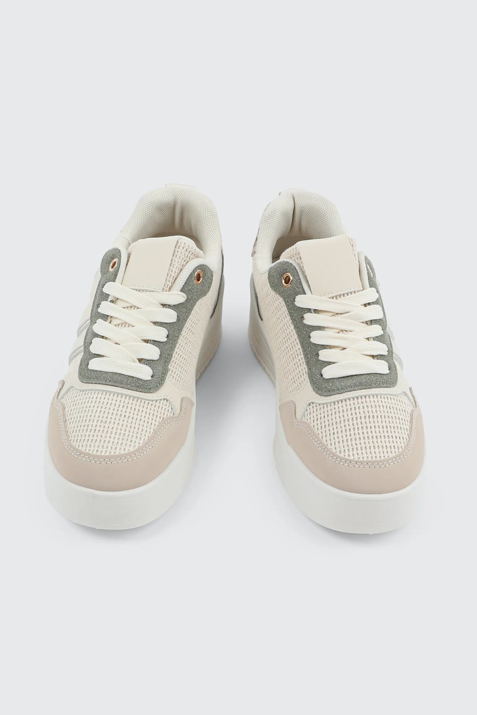 Platform Lace-Up Sneakers