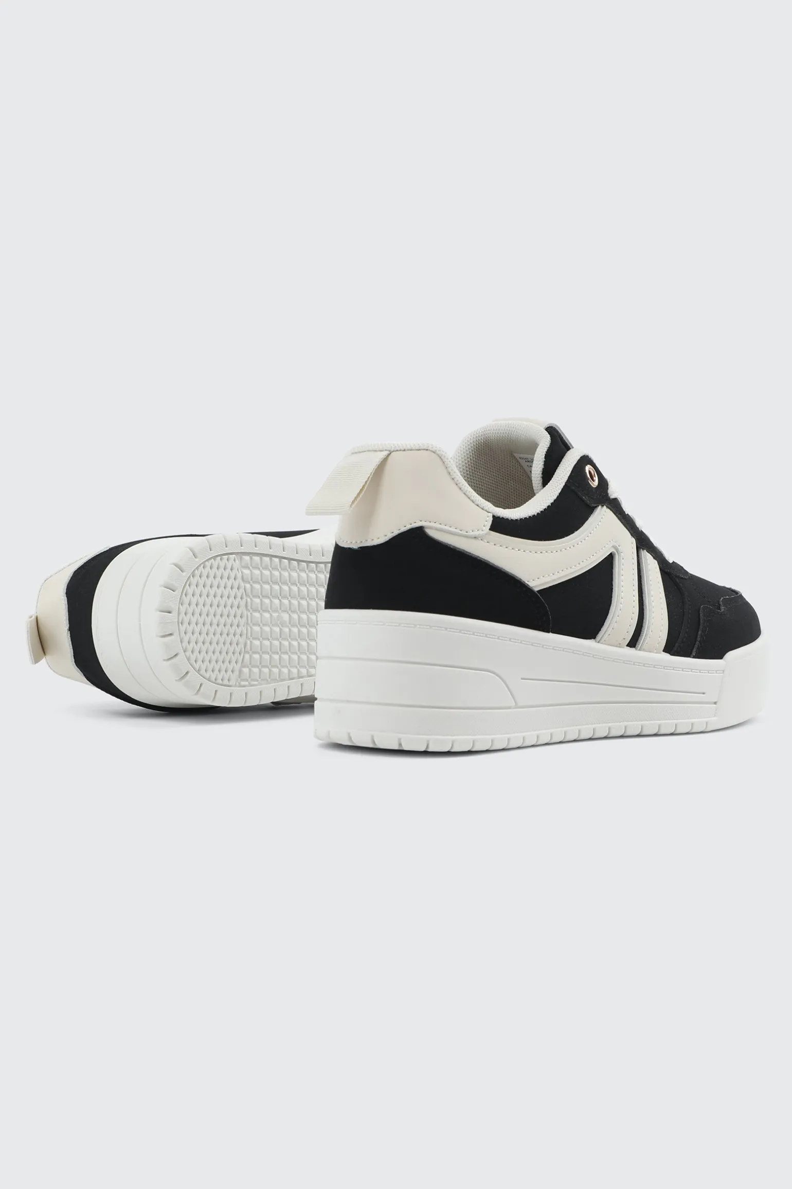 Platform Lace-Up Sneakers