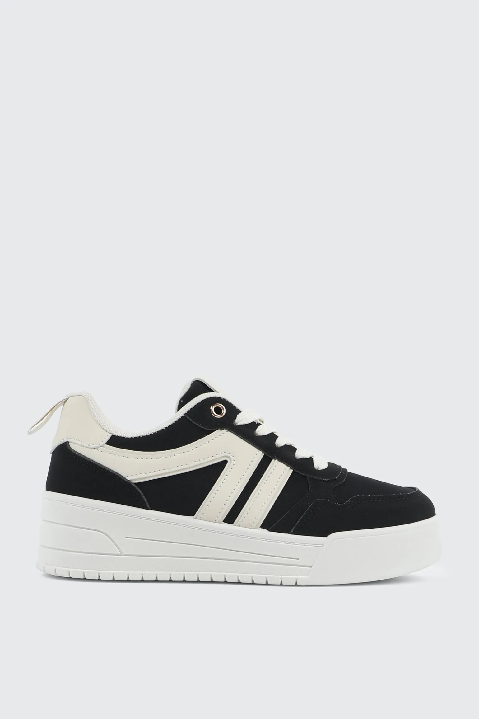 Platform Lace-Up Sneakers