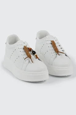 Platform Sneakers with Removable Charm